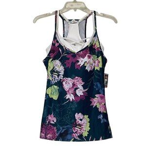 Fila Women's Mesh Racerback Tank with Sports Bra size Small